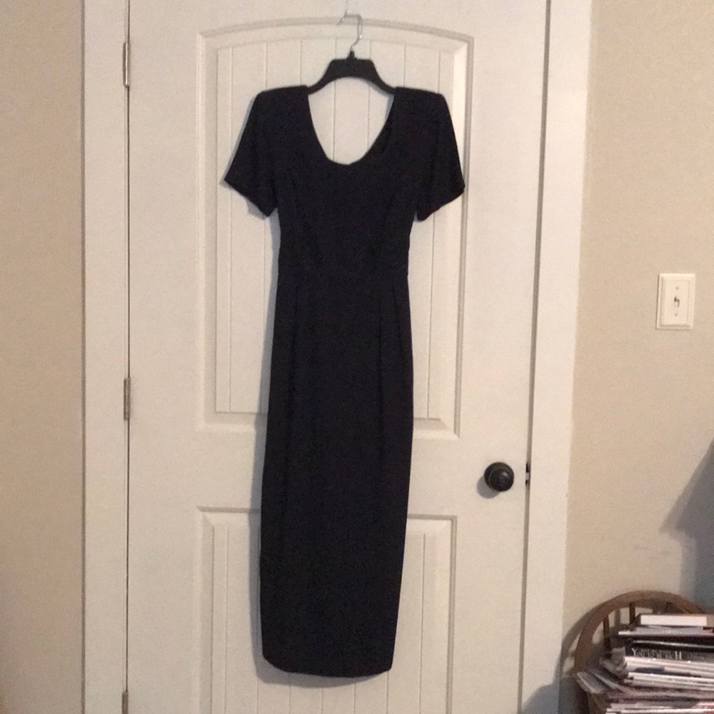 Crape Navy dress
